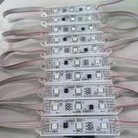 Usine directe 12v 1.2w IP65 RGB 5050 signes de lettre Smd numérique Module de lumière LED panneaux publicitaires signes de lettre