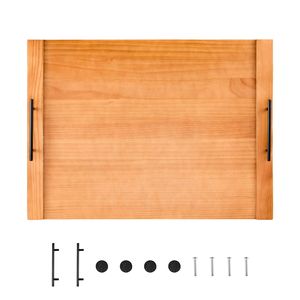 Tagliere in Legno di Pino con Manici per Fornelli a Gas ed Elettrici, Ideale per Cucina e Camper - Product Image 1