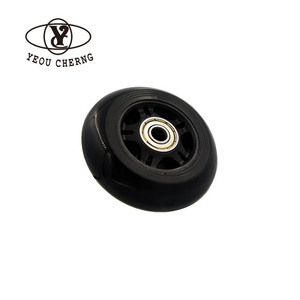 Durable 76x24mm PU Mobility Scooter Wheel Replacement for Foldable <b>Disabled</b> Rehabilitation Pedal Scooter Medical Equipment Parts - Product Image 5
