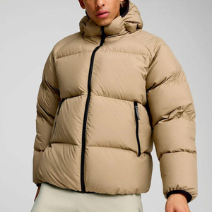JACOMO APPAREL Custom Design Windproof Breathable Hooded Puffer Jacket <b>Bubble</b> <b>Coat</b> Thick Lightweight Warm Winter Jacket Men - Product Image 1
