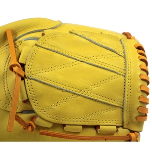 Gant de baseball en cuir noir pour droitier, avec fermeture auto-agrippante, antidérapant, pour adulte, toutes saisons - Product Image 5
