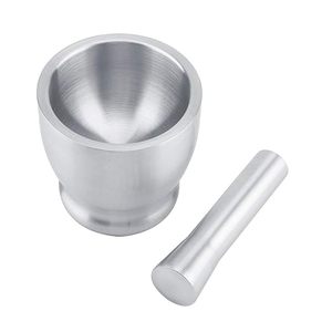Stainless Steel Mortar and Pestle Set Heavy Duty Spice <b>Grinder</b> <b>Herb</b> Crusher Kitchen Masher Garlic Grinding Bowl - Product Image 5