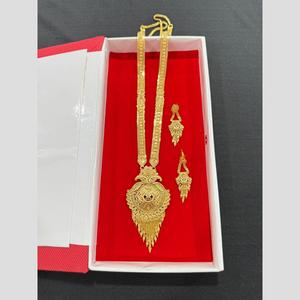 ชุดเครื่องประดับอัญมณีชั้นดี สไตล์ราชวงศ์ สร้อยคอยาว รุ่น-11058802GL - Product Image 1