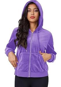 Sudaderas con Capucha de Terciopelo para Mujer, Color Sólido Personalizado, Cierre Frontal, Felpa, Cálidas, Estilo Hip Hop, Deportivas, Yoga, Térmicas - Product Image 4