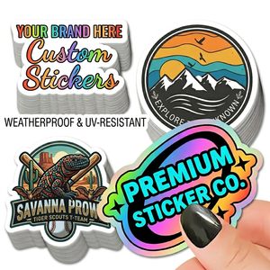 PVC Vinyl Decal Stickers Custom <b>Printed</b> Waterproof Adhesive Labels for Vehicle Branding and Business Promotion - Product Image 2