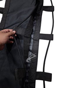 Sac à foin de haute résistance en PVC 600D pour chevaux Sac à foin de haut niveau étanche à double couture et boucles solides - Product Image 3