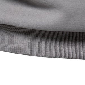Sweat-shirt à col zippé pour homme, patchwork, mélange de coton, léger, décontracté, sport, streetwear - Product Image 2