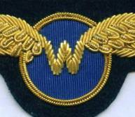 Badge d'aile de blazer en fil d'or 3D personnalisé, meilleur prix, motif brodé pour sacs à coudre, uniformes, tissu à fonction magnétique - Product Image 4