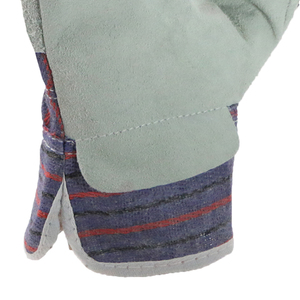 OEM Soft Flexible Cowhide Split Leather Anti-Slip Waterproof Fire-Resistant Touchscreen Knitted BBQ Duty Working <b>Gloves</b> Garden - Product Image 3