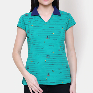 Women's <b>Short</b> <b>Sleeve</b> Polo Shirt Solid Pattern <b>Button</b> <b>Up</b> Casual Knitted Top Breathable Cotton Summer Wear 2026 - Product Image 1