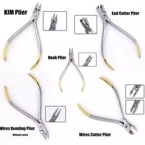 Ensemble de 18 instruments dentaires de chirurgie générale de haute qualité en acier inoxydable pour pose de brackets et collage manuel - Product Image 6