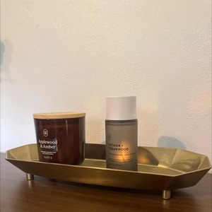 Plateau de service décoratif en métal Jaffs Exports JE422 Trend Ultimate Favorite, plat en aluminium poli pour fruits - Product Image 2