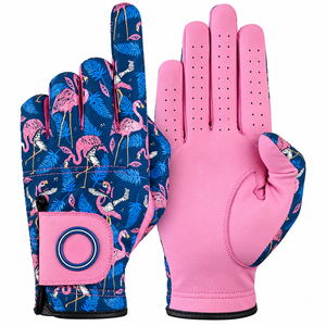 Dernier modèle de gants de golf en cuir Cabretta avec logo en caoutchouc personnalisé, pour droitiers et gauchers, supportant la personnalisation par le fabricant - Product Image 2
