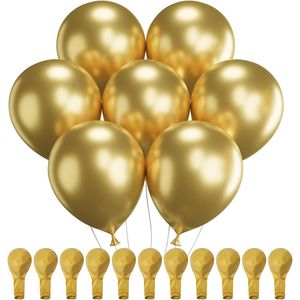 Confezione da 54 Palloncini Dorati Metallizzati da 12 Pollici, Palloncini di Qualità per Decorazioni Festive - Product Image 1