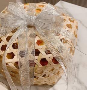 Panier de rangement en bambou tressé à la main, panier durable pour fruits et bonbons, en forme de boîte, bel aspect, fournisseur en gros - Product Image 3