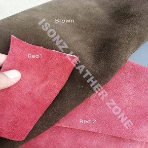 ISONZ Premium Quality Genuine Leather Cow Suede Water Resistant 0.8-2.2mm Thickness for Shoes Belts Notebooks Clothing Gloves - Product Image 5