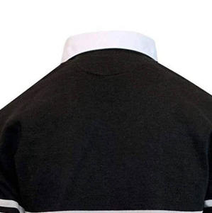 Maillot de rugby vintage personnalisé pour homme, style polo, à rayures cousues, manches longues, pour l'école - Product Image 5