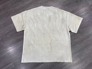 Camiseta de Hombre Vintage Lavada y Desgastada, Cuello Redondo, Algodón Orgánico, Estampado DTG, Camisetas Gráficas para Hombre, Ropa Urbana - Product Image 4