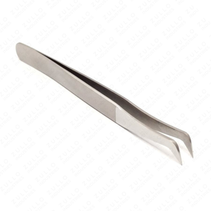 Silver Stainless Steel Russian Volume Eyelash Extension Tweezers Precision Pointed Tip Lash <b>Tool</b> with Custom Label - Product Image 3