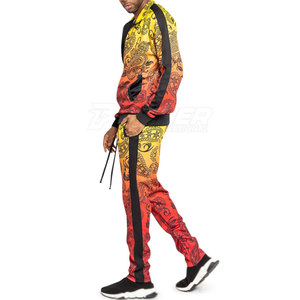 Trendy Design <b>Athletic</b> Sublimation Tracksuit For Men Lightweight And Comfortable Sportswear - Product Image 3