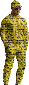<b>Men</b>’s Vibrant Rubber Duck Graphic Tracksuit Set – Premium Three-Piece All-Over Print Collection Including Full-Zip Bomber <b>Jacket</b> - Product Image 2