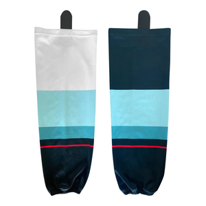 2026 Custom Printed Ice Hockey <b>Socks</b> with Team Colors Breathable Stretch 100% <b>Polyester</b> Fabric Top Rated Product - Product Image 3