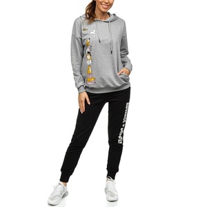Conjunto Deportivo Personalizado OEM Unisex, Sudadera con Capucha y Pantalones Deportivos Transpirables y Ecológicos, Traje de 2 Piezas con Diseño Sólido para Gimnasio y Fitness - Product Image 1