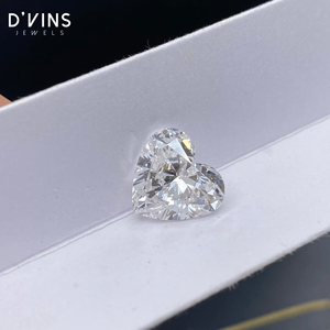 เพชรคุณภาพสูงจาก D'vins Jewels เพชรเม็ดเดี่ยวที่สร้างขึ้นในห้องปฏิบัติการ น้ำหนัก 5.72 กะรัต สี D รูปทรงหัวใจ จากเมืองสุรัต สำหรับทำเครื่องประดับ - Product Image 2