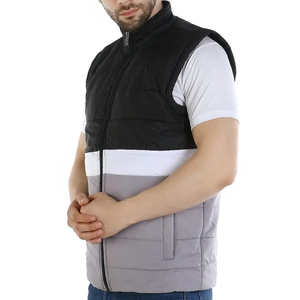 Gilet matelassé sans manches personnalisé avec logo imprimé, de qualité supérieure, confortable, pour l'hiver, gilets matelassés pour hommes, veste sans manches - Product Image 4