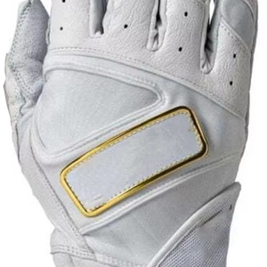 Leather Batting Glove Pair Breathable Knit Wrist Closure Wrist Support Professional Training Unisex Adult Baseball Teams Wear - Product Image 4