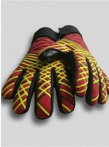 Guantes de Portero de Fútbol Personalizados SUBHAY, Rojos y Amarillos, de Látex, con Dedos Completos, Antideslizantes, con Correa de Muñeca Ajustable, Unisex, Deportivos - Product Image 4