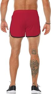Shorts de course Dry Fit pour hommes, légers et à séchage rapide, pour la gym et l'entraînement, avec poches zippées - Product Image 2
