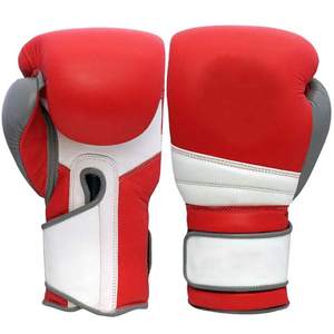 RC Fitness Wear Boxing Gloves for Training Lightweight Non-Slip PU Leather Breathable Inner Lining Hook Loop Wrist <b>Strap</b> for - Product Image 4