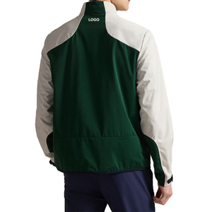 Premium Colour Block <b>Packable</b> Breathable Windproof Lightweight Water Repellent OEM Custom Golf Streetwear Windbreaker <b>Jacket</b> - Product Image 2