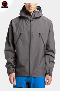 Chaqueta Bomber Impermeable Delgada Informal para Hombre, con Capucha, de Secado Rápido y Transpirable, con Cremallera para Uso en Exteriores - Product Image 2