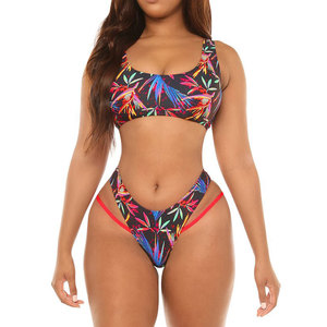 Traje de Baño de Una Pieza para Mujer, Nuevo Diseño, Venta al Por Mayor, Personalizado, de Alta Calidad, Poliéster/Nailon, Secado Rápido, Transpirable, Ropa de Verano, OEM - Product Image 3