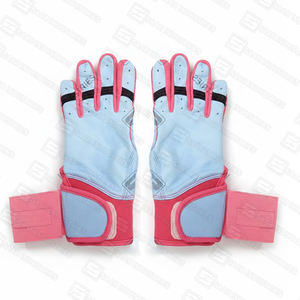 Último diseño largo puño corto poliéster/algodón ambidiestro duradero béisbol Softball guantes de entrenamiento guantes de bateo únicos - Product Image 2
