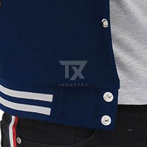 Veste en molleton pour homme avec logo personnalisé, style vintage, thème baseball, style Letterman, grande taille, décontractée, respirante, coupe-vent, en laine tricotée - Product Image 6