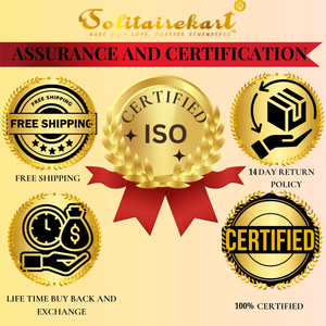 Anillo de diamantes cultivados en laboratorio de 0.914 quilates con tachuelas de oro blanco-E Color VVS2 Claridad - Product Image 3