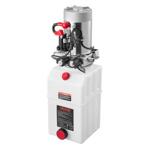 Centralina Idraulica da 6 Quarti a Doppio Effetto per Rimorchio Ribaltabile, Pressione Massima 3200 PSI, 0.91 GPM, Attrezzatura per Movimentazione Materiali - Product Image 1