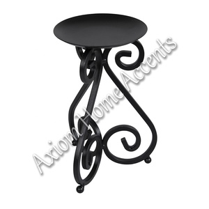 <b>Leaf</b> Inspired Candle Holder Set Handcrafted Decorative Taper Holders Handmade Dining Table Decorative by Axiom Home Accents - Product Image 5