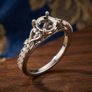 Proveedor Verificado, Anillo de Plata de Ley 925 de 8 mm con Incrustaciones de Circonita en los Laterales, Anillos de Boda con Baño de Rodio Negro - Product Image 1