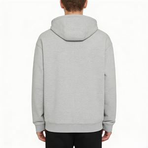 Sudadera con capucha y cremallera de algodón 100% de 325 g, con logo personalizado estampado en relieve, estilo casual de otoño, ecológica, transpirable, antiarrugas, corte regular. - Product Image 2