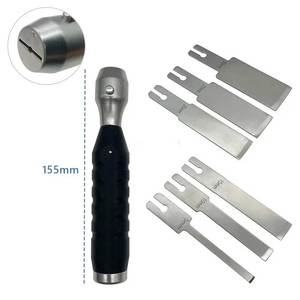 Ensemble d'osteotomes modulaires avec 6 lames détachables, instruments de chirurgie orthopédique osseuse - Product Image 5