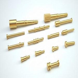 Pin de Contacto de Latón de Precisión de Alta Demanda para Panel Eléctrico o Conector, Disponible a Buen Precio - Product Image 1