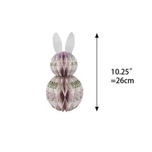 <b>Easter</b> Rabbit Paper Honeycomb Party Wall Decoration for Event Styling - Product Image 2