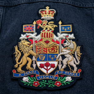 Custom Embroidered Lace Coat of Arms Patch <b>Sew</b>-On Fabric Badge Irregular Shape Classical Design for Garment Art No 061 - Product Image 5