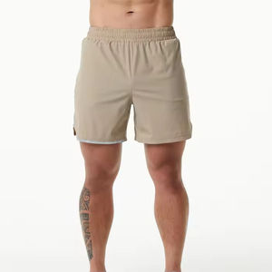 Shorts de sport pour hommes, respirants, à séchage rapide, pour la course à pied, la gym et l'entraînement, avec cordon de serrage à la taille - Product Image 3