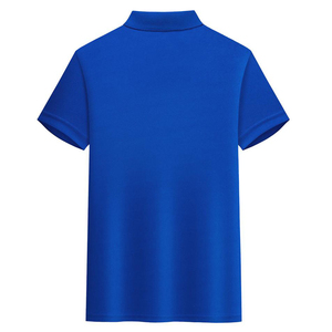 Camisa de Manga Corta Azul para Hombre, de Spandex, Largo Regular, Estampada, Informal, Tejida, Transpirable, de Secado Rápido, con Bolsillo, Antiarrugas, Diseño con Botones - Product Image 5