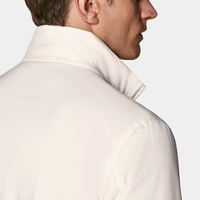 Blouson Bomber Homme Zippé Décontracté Automne Respirant Coupe-Vent Polyester Couleur Unie Coupe Droite Doublure Polaire Coton
